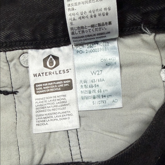 Levi's Black 501 Jean Shorts for Women - Picture 7 of 8